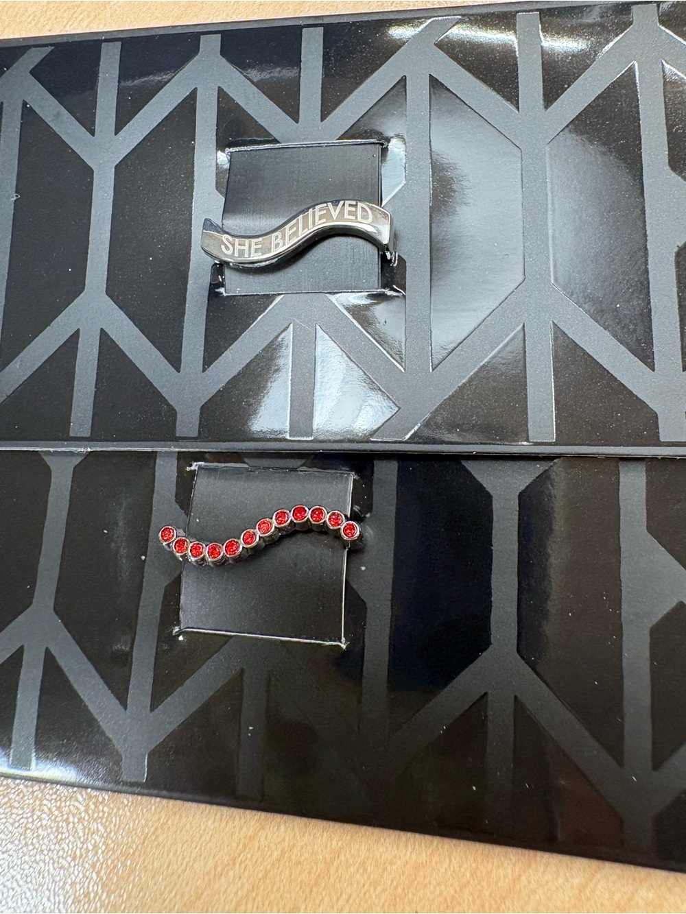 Set of 2 charms for Zox bracelets